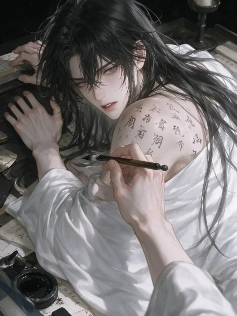 【bl】被世子当成书法贴，墨干前不能射 封面